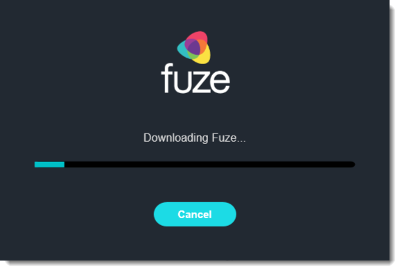 Fuze Download Installation Progress.png