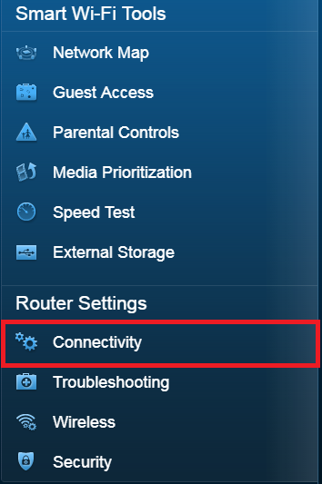 linksys connectivity.PNG